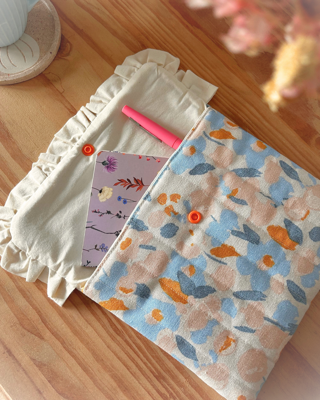 Pochette pression - Fleurs fraîches
