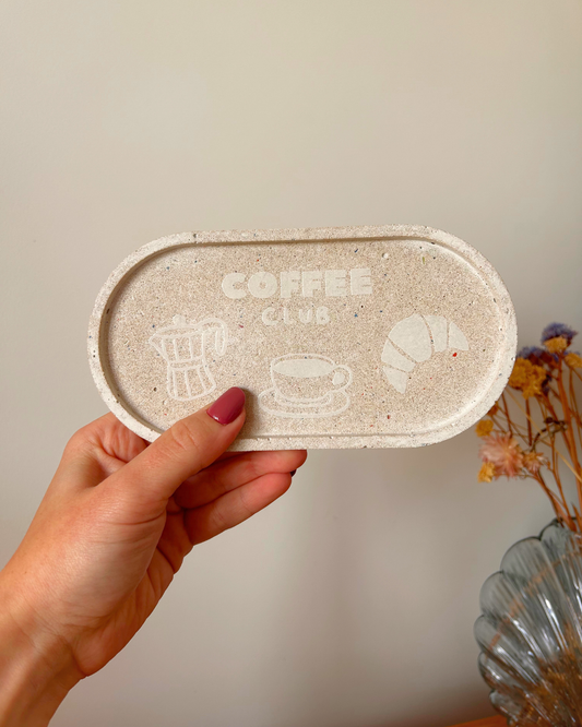 Plateau ovale - Coffee Club