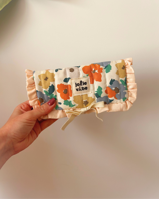 Pochette à bijoux - Fleurs d'automne