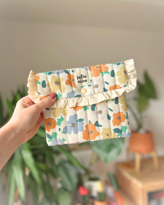 Pochette pression - Fleurs d'automne
