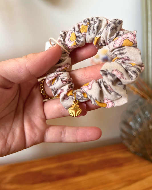Scrunchy charm - motifs indien